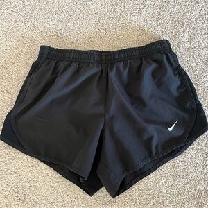 Girls Nike athletic shorts.